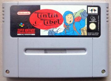 Kuifje in Tibet voor de Europese Super Nintendo  beschikbaar voor biedingen