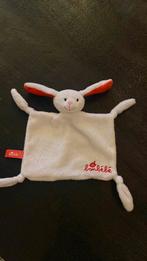 Bonbebe knuffel doekje konijn wit en rood, Kinderen en Baby's, Speelgoed | Knuffels en Pluche, Ophalen of Verzenden, Gebruikt