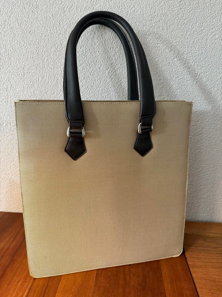 Jaeger LeCoultre Laptop Tas, Ophalen, Zo goed als nieuw, Beige, Handtas