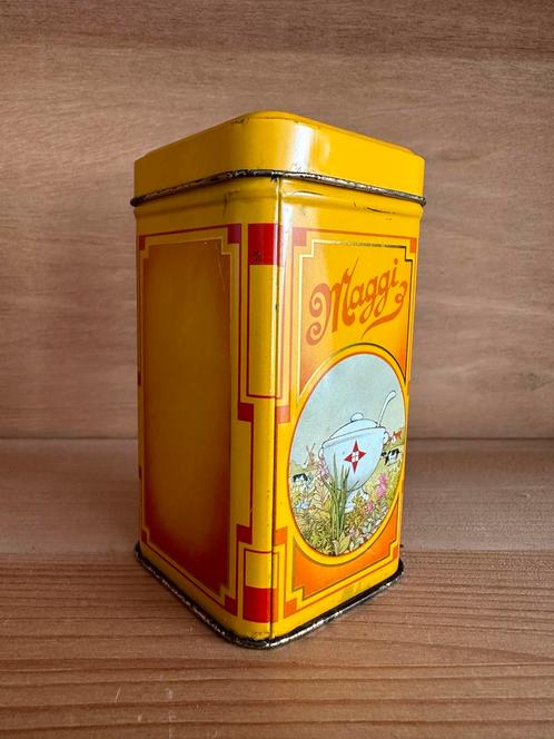 Bewaarblikje maggi, Verzamelen, Blikken, Zo goed als nieuw, Douwe Egberts, Ophalen of Verzenden