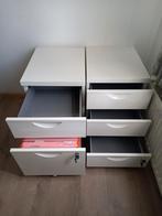 2 archief bureau lade kastjes, Ophalen, Minder dan 50 cm, Gebruikt, Minder dan 100 cm