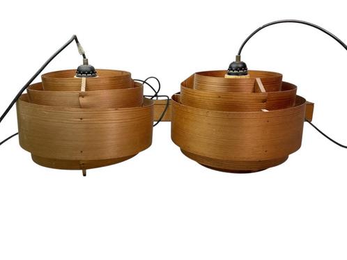 Vintage houten lamp Hans-Agne Jakobsson Mid-Century classic, Antiek en Kunst, Antiek | Lampen, Ophalen