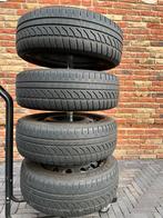 4 originele VW stalen velgen met winterbanden 185x60x15, Auto-onderdelen, Banden en Velgen, Ophalen, Gebruikt, 15 inch, Banden en Velgen
