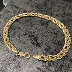 14 karaat gouden armband heren valkenoog, Sieraden, Tassen en Uiterlijk, Armbanden, Ophalen of Verzenden, Zo goed als nieuw, Goud