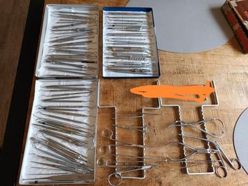 Grote Verzameling tandarts instrumenten (gebruikt) beschikbaar voor biedingen