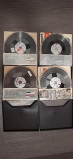 4 Philips Bandrecorder Banden in Opbergboxen, Audio, Tv en Foto, Bandrecorders, Ophalen of Verzenden