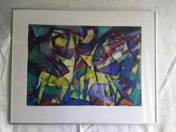 schilderij Harrie de Jager 'Hertjes' beschikbaar voor biedingen