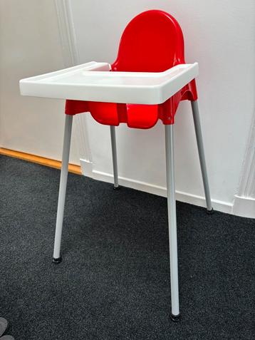Kinderstoel antilope ikea rood met blad beschikbaar voor biedingen