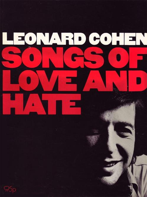 piano, vocal, guitar-Leonard Cohen : Songs Of Love And Hate, Muziek en Instrumenten, Bladmuziek, Gebruikt, Artiest of Componist