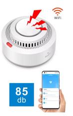 rookmelder wifi, Doe-het-zelf en Verbouw, Alarmsystemen, Detector, Sensor of Melder, Nieuw, Ophalen of Verzenden, Rook