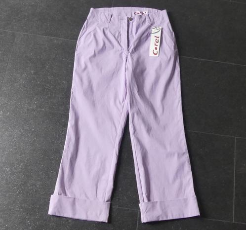 Corel dames broek vintage lila capri maat L zomerbroek NIEUW, Kleding | Dames, Broeken en Pantalons, Nieuw, Maat 38/40 (M), Paars