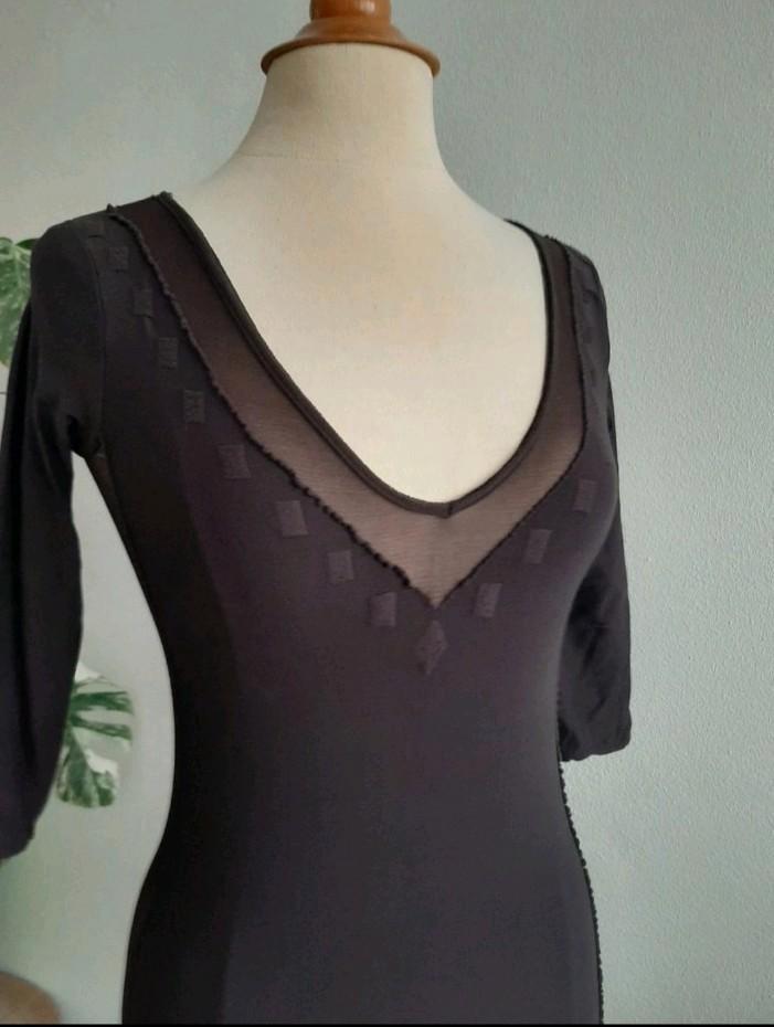 Marithé & François Girbaud top, Kleding | Dames, Tops, Zo goed als nieuw, Maat 38/40 (M), Bruin, Zonder mouw, Ophalen of Verzenden