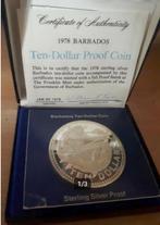 Barbados, 10 Dollars 1978 - zilver Proof, Postzegels en Munten, Munten | Amerika, Zilver, Ophalen of Verzenden, Losse munt, Midden-Amerika
