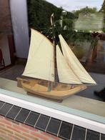 Grote houten zeilboot., Decoratie, Gebruikt, Ophalen