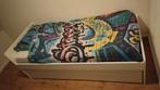 Ikea uitschuifbed 90x200, Ophalen, 85 tot 100 cm, Zo goed als nieuw, Matras