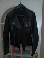 Yoek lederlook jasje maat 54 - zo goed als nieuw, Yoek, Ophalen of Verzenden, Zo goed als nieuw, Zwart