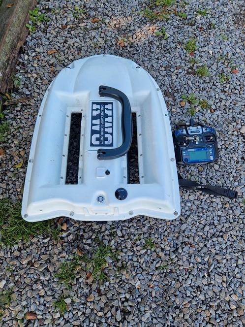 Te koop voerboot en deeper met tas, Watersport en Boten, Hengelsport | Karpervissen, Gebruikt, Overige typen, Ophalen