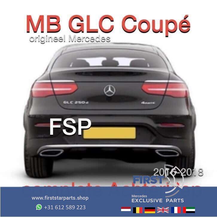 C253 X253 complete achterklep Mercedes GLC Coupé 2018 zwart, Auto-onderdelen, Carrosserie en Plaatwerk, Achterklep, Mercedes-Benz