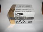 TDK SA-X 90  (5X) 1988  IN SEAL, Cd's en Dvd's, Cassettebandjes, 2 t/m 25 bandjes, Overige genres, Ophalen of Verzenden, Origineel