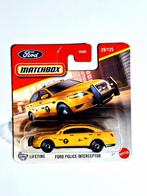 Matchbox 2025  FORD POLICE INTERCEPTOR, Ophalen of Verzenden, Nieuw, Auto