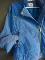 Dames suede jasje kobalt blauw maat xl, Gedragen, Blauw, Ophalen of Verzenden, Maat 46/48 (XL) of groter