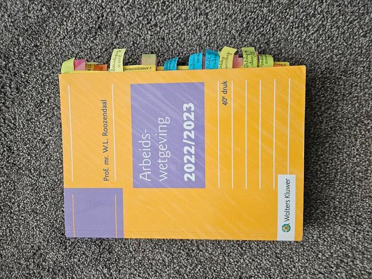 Arbeidswetgeving 2022/2023, Boeken, Wetenschap, Zo goed als nieuw, Natuurwetenschap, Ophalen of Verzenden