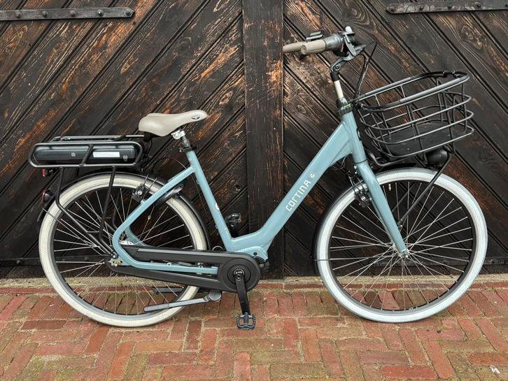 Als nieuwe Cortina Common family elektrische damesfiets, Fietsen en Brommers, Fietsen | Dames | Damesfietsen, Zo goed als nieuw