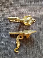 2 koperen wandhaken / ophang haken draak, Antiek en Kunst, Antiek | Koper en Brons, Ophalen of Verzenden, Koper
