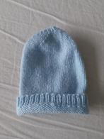Lichtblauw gebreid babymutsje newborn NIEUW, Kinderen en Baby's, Babykleding | Mutsen, Sjaals en Wanten, Ophalen of Verzenden