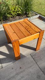 Leuk houten tuintafetje hout, Ophalen of Verzenden, Zo goed als nieuw, Rechthoekig, Hout