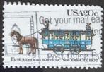 USA  Early American Streetcar, Postzegels en Munten, Postzegels | Amerika, Verzenden, Noord-Amerika