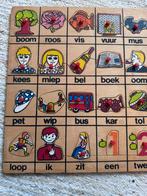 Boom roos vis grote ouderwetse puzzel, Ophalen of Verzenden, 10 tot 50 stukjes, Gebruikt, Van hout