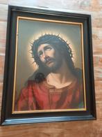Afdruk Jezus Christus, netjes ingelijst, Antiek en Kunst, Kunst | Schilderijen | Klassiek, Ophalen