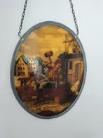 glas in lood "De timmerman", Ophalen of Verzenden