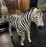 Vintage zebra leder, leer en papier mache, Gebruikt, Ophalen of Verzenden, Baambrugge, Info@babuschka.nl