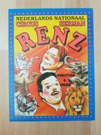 Circus / Circus Herman Renz/ mooi klein affiche., Circus, Ophalen of Verzenden, Zo goed als nieuw