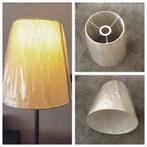 Lampenkappen, 3 stuks gebroken wit, Huis en Inrichting, Lampen | Lampenkappen, Ophalen of Verzenden, Nieuw, Rond, Minder dan 25 cm