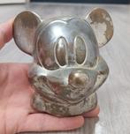 verzilverd mickey mouse spaarpot Disney, Verzamelen, Spaarpotten, Ophalen of Verzenden, Gebruikt, Metaal of Blik, Strip- of Tekenfilmfiguur