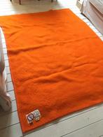 Vintage  oranje Wollen deken. 150 x 200 cm, Ophalen of Verzenden, Zo goed als nieuw