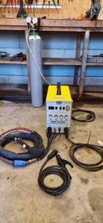 HBM tig inverter incl. Argon fles 10L, Doe-het-zelf en Verbouw, Gereedschap | Lasapparaten, Ophalen of Verzenden, Zo goed als nieuw