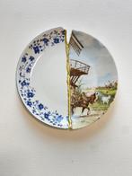 Kintsugi bord , keramiek, Antiek en Kunst, Ophalen of Verzenden