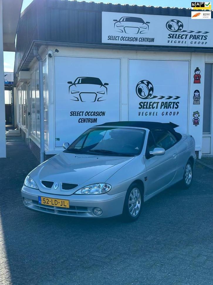 Renault Mégane Cabrio 1.6-16V Privilège, Auto's, Renault, Bedrijf, Te koop, Mégane, ABS, Airbags, Boordcomputer, Centrale vergrendeling