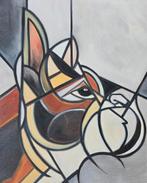Modern schilderij Boston Terrier, Ophalen of Verzenden