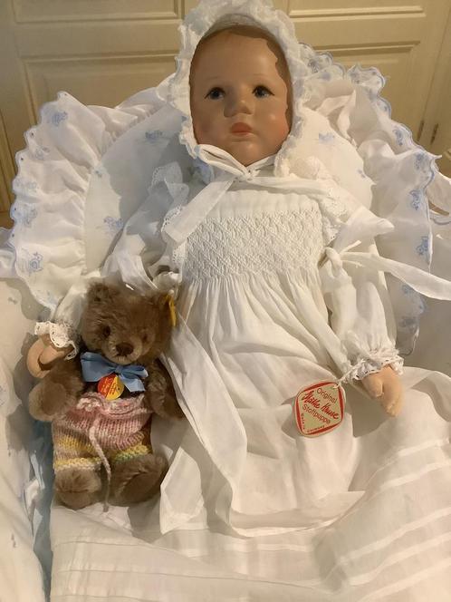 Kathe Kruse Leerbaby naar oud model.53 cm, Verzamelen, Poppen, Zo goed als nieuw, Pop, Verzenden
