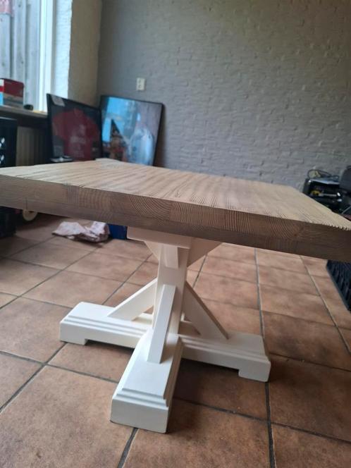Houten Salontafel - Landelijke Stijl, Huis en Inrichting, Tafels | Salontafels, Zo goed als nieuw, Minder dan 50 cm, 50 tot 100 cm