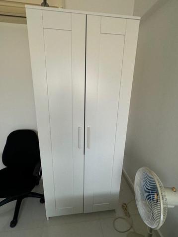 Brimnes Ikea 2 deurs kledingkast wardrobe wit NIEUWSTAAT!! beschikbaar voor biedingen