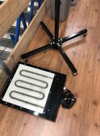 Zeefdruk flitsdroger, Ophalen