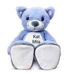 Kraamcadeau grote knuffel geborduurd met naam/geboortedatum, Ophalen of Verzenden, Nieuw, Kraamcadeau