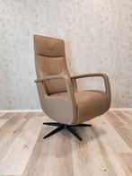 Zgan De Toekomst Fabulous Five relax fauteuil handmatig, Huis en Inrichting, Fauteuils, Minder dan 75 cm, Leer, Ophalen of Verzenden