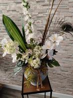 2 prachtige opgemaakte potten met bloemen, Ophalen of Verzenden, Zo goed als nieuw